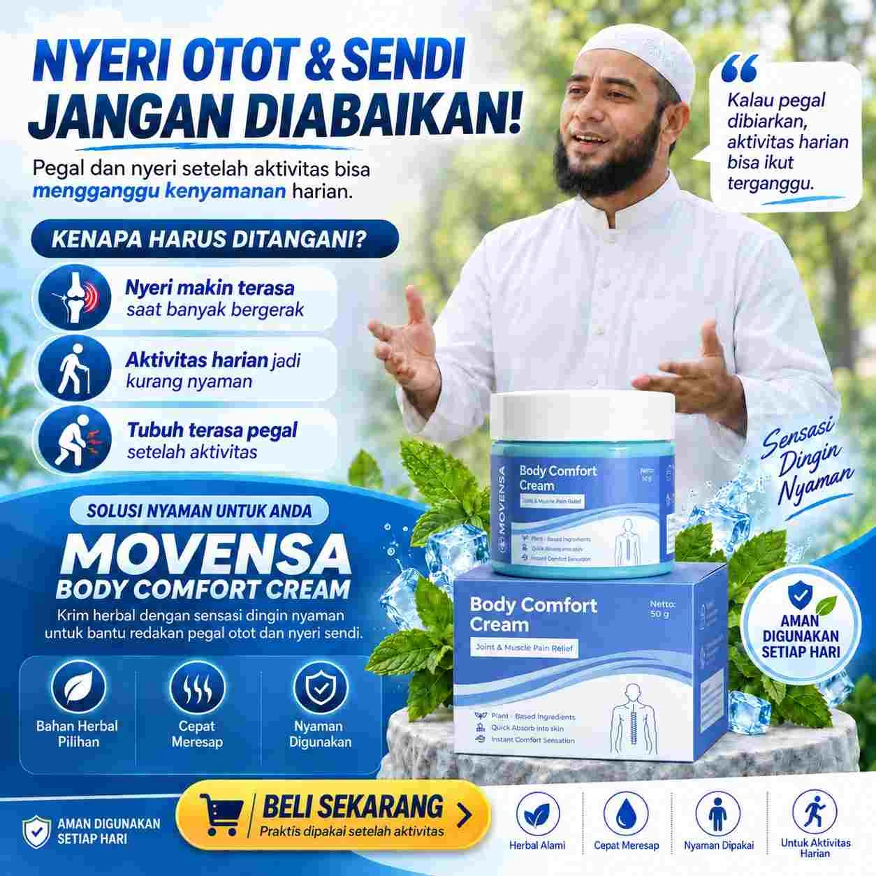 MOVENSA Body Comfort Cream